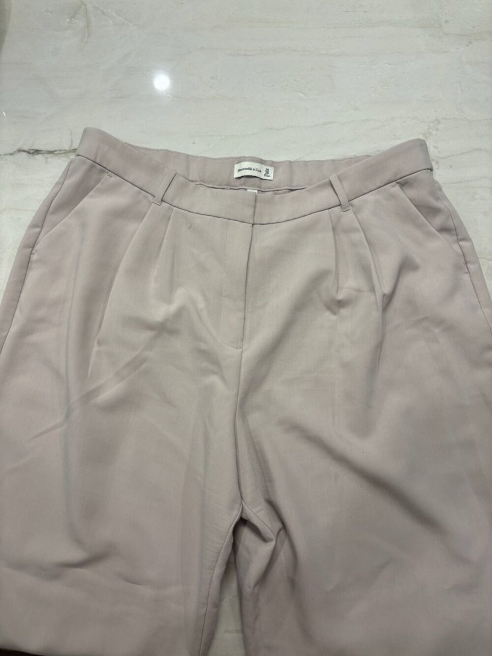 Abercrombie & Fitch, Sloane Tailored Wide Leg Pant, Size 35/20 Long - Picture 4 of 7